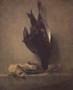 Jean Baptiste Simeon Chardin Still Life with Dead Pheasant and Hunting Bag (mk14) china oil painting reproduction